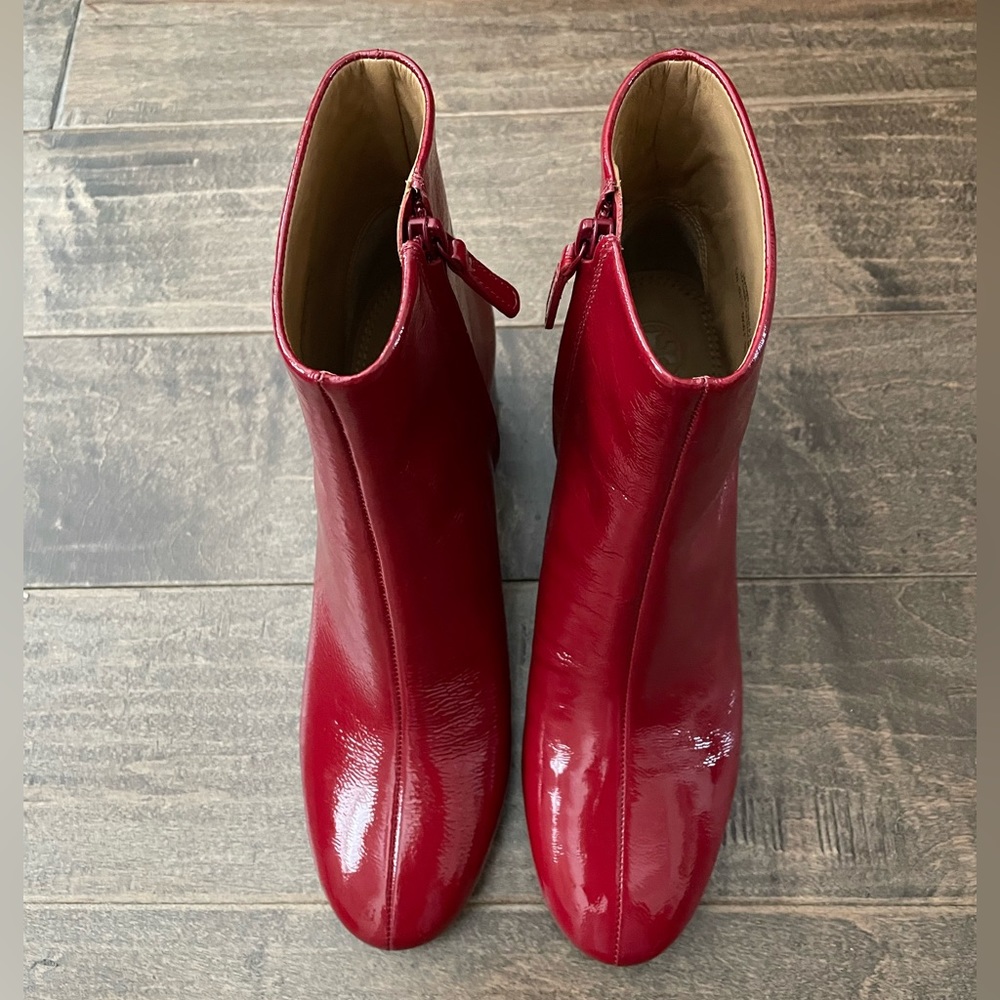 Tory Burch Julianna Redstone Patent Leather Bootie